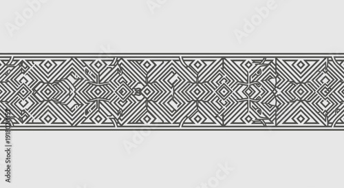 Celebrating Ramadhan with traditional ornate border pattern design elements