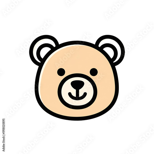 Cute Bear Icon. (4)