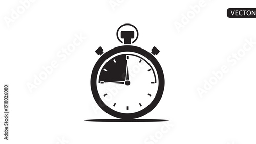 Classic stopwatch timer highlighting elapsed time and vintage design for timing events and training sessions.