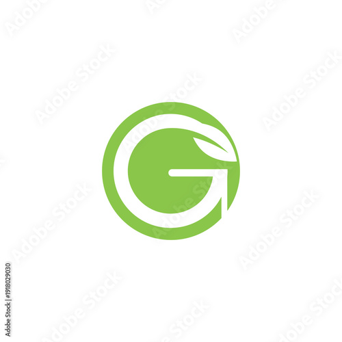 Logos of green Tree leaf ecology