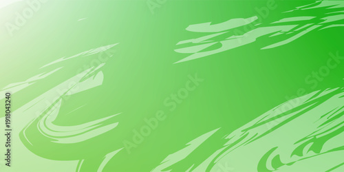 Abstract Green Horse Racing Silhouettes With Jockeys and Dynamic Motion Background