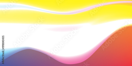 Amazing blue background with orange, red, yellow gradient. Vector eps new