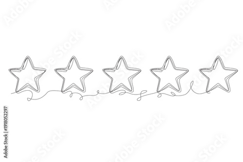 Line Art Star. Winter Holiday Decoration. Christmas or New year Greeting Card Template. Outline Cute Cartoon Christmas Star Shape Symbol. Happy Holiday Family Party Invitation Design 