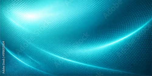 Blue abstract background with flowing lines and smooth waves