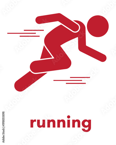 Running Athlete Silhouette