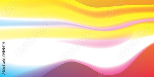 Amazing blue background with orange, red, yellow gradient. Vector eps new