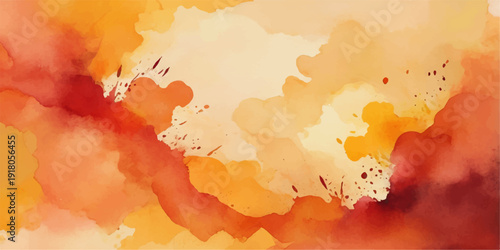 Abstract vintage world map watercolor background vector