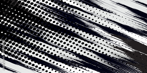 Abstract halftone wave dots background. Futuristic twisted grunge pattern, dots, circles. Vector modern optical pop art texture for posters, business cards and etc