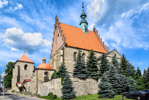 Late Gothic St. Sigismund's Church in Szydlowiec, Poland.