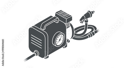 Electric Air Pump with Power Cord.