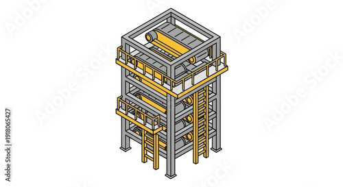 Industrial Metal Storage Rack Structure Design.