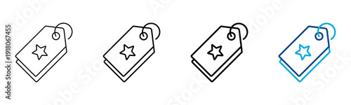 Brand Icon Different Style Outline Collection Set Vector Illustration