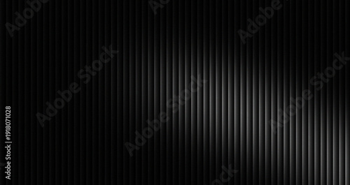 Fotografía Dark vertical ridged surface with subtle gradient shading and textured pattern c