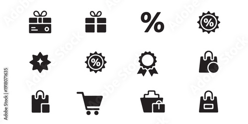 Four distinct black vector download arrow icons with varying designs, for web and app use