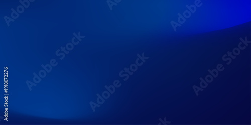 Gradient blue abstract background with a soft curve and smooth lighting. Beautiful night blue shadows background. Artistic blurry colorful wallpaper background



