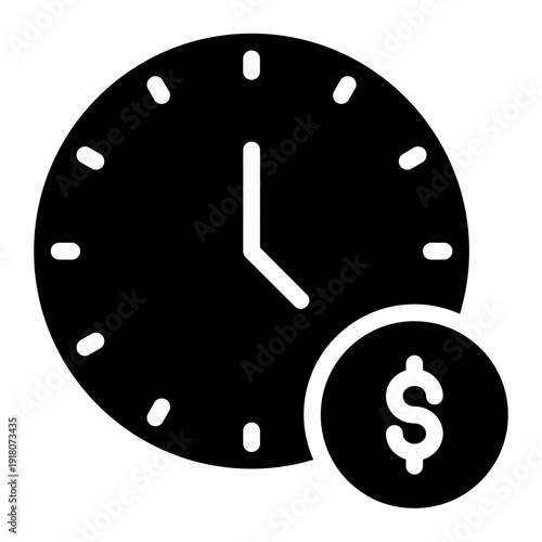 time is money icon
