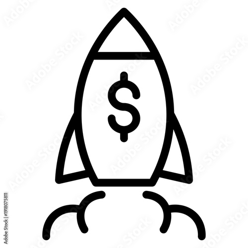 financial strartup icon
