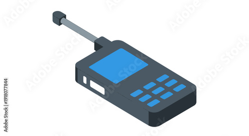 Digital Device with Antenna and Screen.