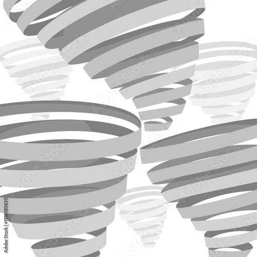 Stacked layer tornado abstract pattern
