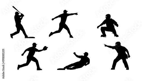 cricket silhouettes
