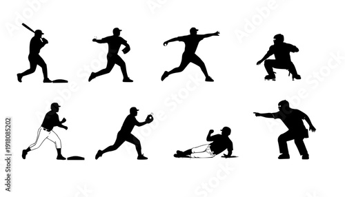 cricket silhouettes
