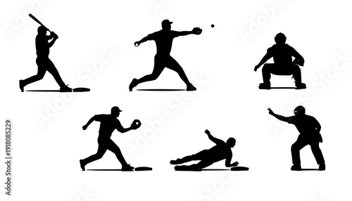cricket silhouettes
