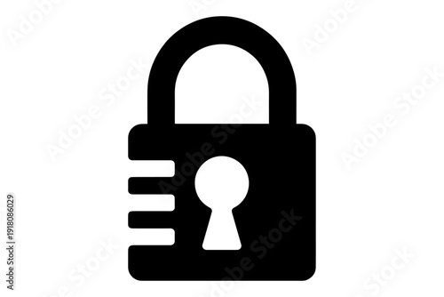 secure padlock icon, embodying concept of data protection and privacy, a visual symbol