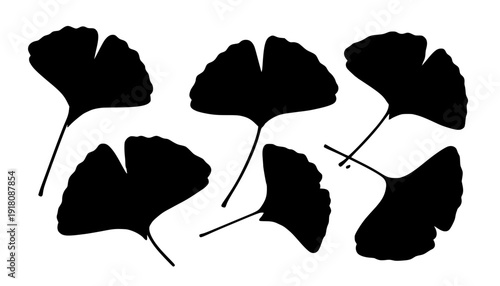 maple leaf silhouettes
