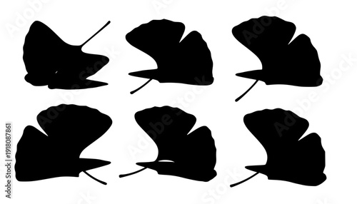 maple leaf silhouettes
