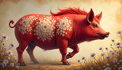 Happy Lunar New Year, Year of the pig
