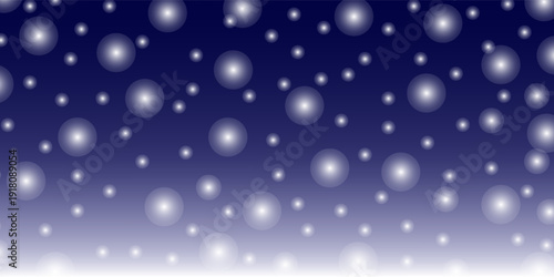 Falling star in blue sky. Vector illustration