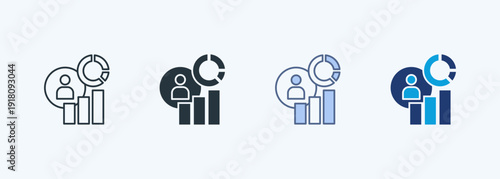 Analytics Multiple Style Icon Collection