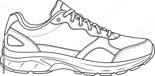 A black and white drawing of a wave about to crash.