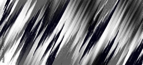 Abstract halftone wave dots background. Futuristic twisted grunge pattern, dots, circles. Vector modern optical pop art texture for posters, business cards and etc