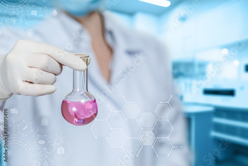 Photography Colorful experiment in a lab