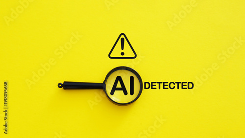 Wallpaper Mural AI Generated Content Detection Concept, Identifying Artificial Intelligence Text and Images, Authenticity Verification and Plagiarism Checking in Digital Content Torontodigital.ca