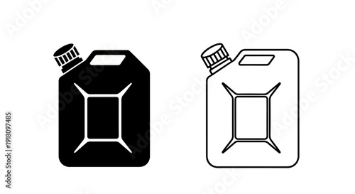 Fuel can icon design vector illustration for adobe stock Vector