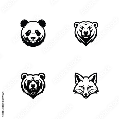 Jungle Animals Head Set