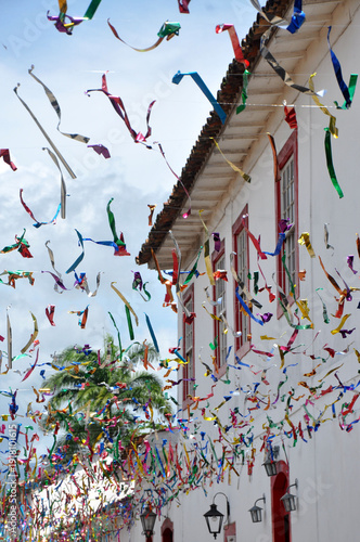 Brazilian Carnival street decor- Paraty- Rio de Janeiro 