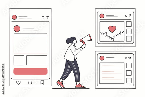 Website Wireframe UI Layout Set, Modern UX Interface Template Vector