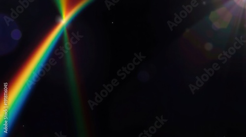 rainbow in the night