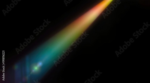 rainbow in the night