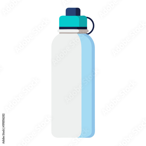 Modern reusable water bottle with stylish design and handle
