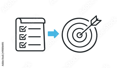Intentional task prioritization and focused execution in a modern professional routine where work feels clear and achievable, a simple checklist