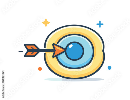 Emotional restraint and maintaining professionalism when provoked or pressured, a soft buffer layer placed between an incoming arrow and a calm center