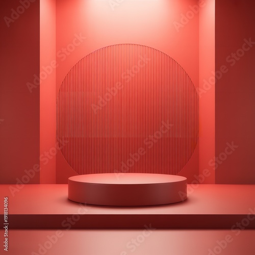 Wallpaper Mural Red background abstract backdrop texture design surface illustration concept decorative gradient plain solid color modern art Torontodigital.ca