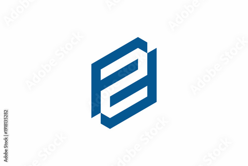 Letter FF Box or Square Logo Design 