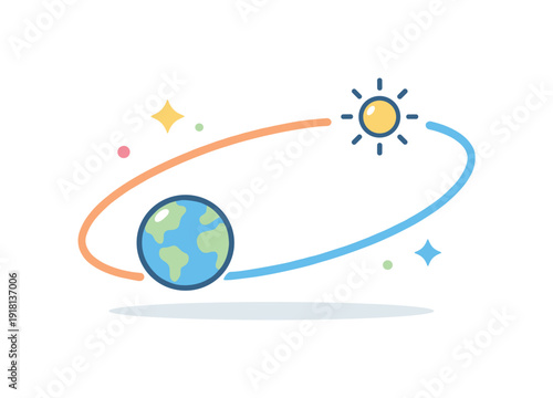 Recognizing when systems naturally stabilize without intervention expressed through cosmic equilibrium, a planet settling into a smooth stable orbit