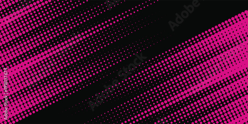 Black pink brush pattern car sticker, banner, sporty abstract lines, black pink color combination, eps 10