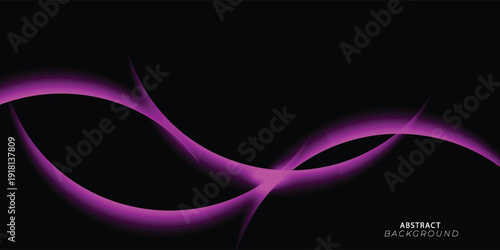 Black pink brush pattern car sticker, banner, sporty abstract lines, black pink color combination, eps 10